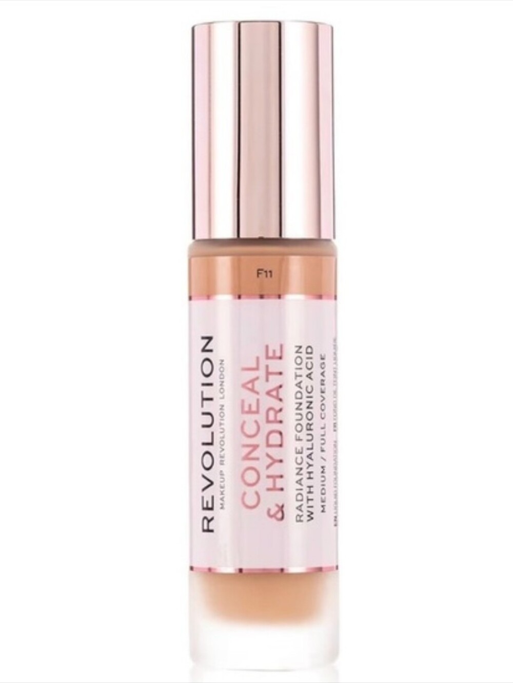 🆕️SEALED Makeup Revolution Conceal & Hydrate Radiance Foundation F11